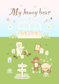 My honey bear and flower shop :)