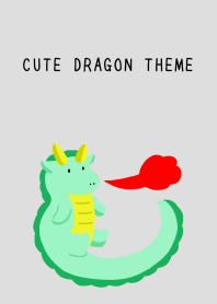 CUTE DRAGON THEME-GRAY