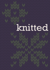 針織圖案 + 紫色&棕色 [os]