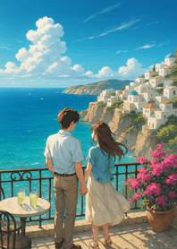 Mediterranean Seaside Calm Day