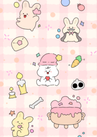 Halloween little ghosts