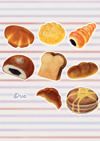 fluffy bread.