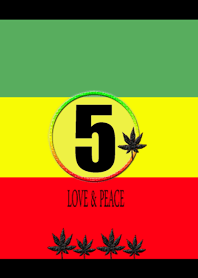 Happy*Rasta color*Reggae 5*Five*May*