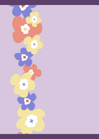 Northern Flowers7 on purple