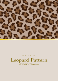 Leopard Pattern BROWN 30