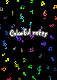 Colorful notes:black WV