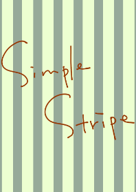 Mint color simple stripe