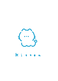 แมว /white blue yellow