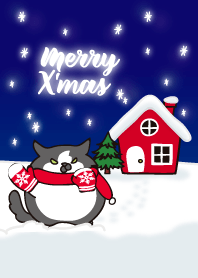 Hungry cat X'mas mushroom