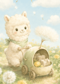 Purple Cute Alpaca 1