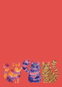 Amusing Cats02 red