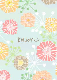 Northern Europe Warm color Flower11 J