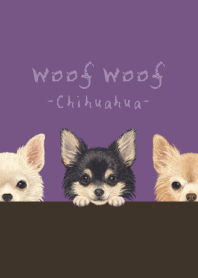 Woof Woof - Chihuahua L - ANCIENT PURPLE