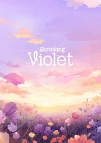 Shrinking Violet flower garden