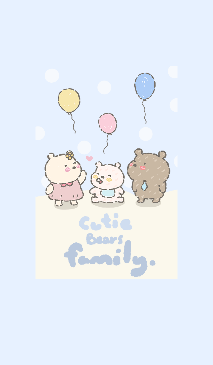 cutie bears family