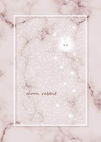 Marble and moon rabbit pinkbrown05_2