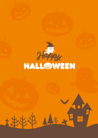 Happy Halloween! / Orange x Brown