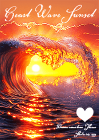 Heart Wave Sunset