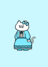 Frilly dress cat 06.