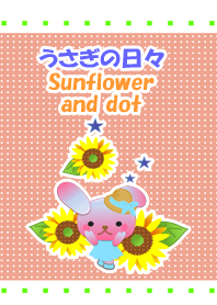 Rabbit daily(Sunflower and dot)