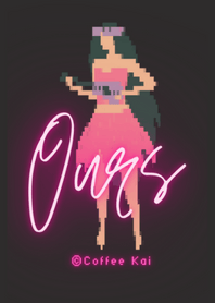 "Ours" (Pixel Hawaiian Girl)