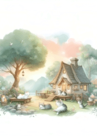 Cats and Cozy House V.1