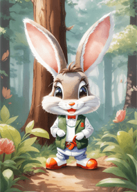 กระต่ายน้อยน่ารักจอมซน