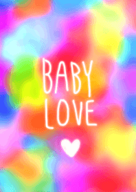 Colorful baby love