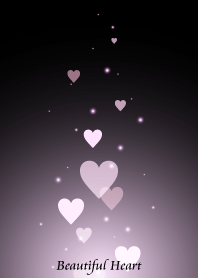 - Beautiful Pink White Heart -