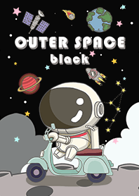 浩瀚宇宙/可愛寶貝太空人/摩托車/黑色星空2