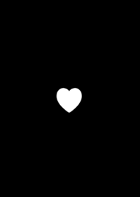 1 heart(24)-black wh