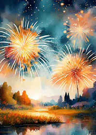 Beautiful Fireworks Theme#945