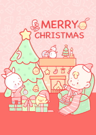 Baby and Bunny : Merry Christmas