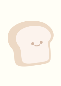 ゆるかわ食パン[シンプル][ベージュ]