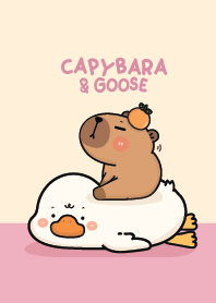 คาปิบาร่าเอง & ห่านน้อยน่ารัก : สีชมพู