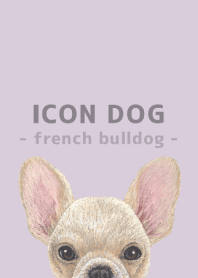 ICON DOG - french bulldog - PASTEL PL/03