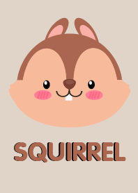 Simple Cute Face Squirrel Theme
