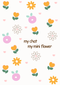 mini orange flowers 22