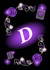 D-Initial-Purple Rose Illumination
