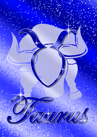 十二星座 -牡牛座２ ブルー-