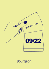 Birthday color September 22 simple: