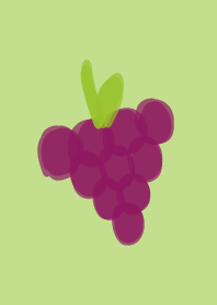 Cute Grapes Purple & Green Fruit Love