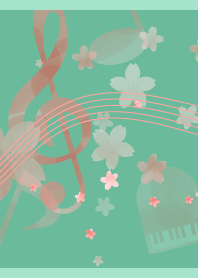 the sound of spring on blue green