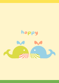 Whale Day02 on yellow