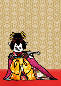 Cat geisha