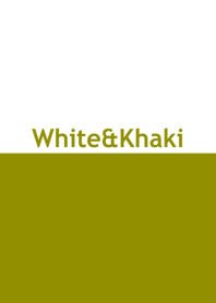 Simple Khaki & White No.9
