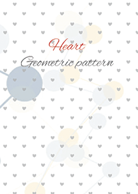 Geometric pattern / white (heart)