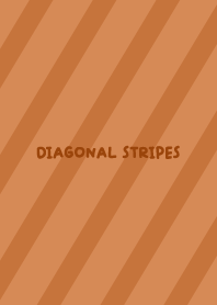 Diagonal Stripes - Sepia