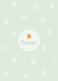 花 <月亮> 開心果綠.