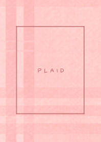 Plaid Standard 01 - peach pink